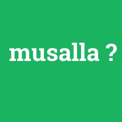 musalla