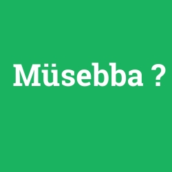 Müsebba