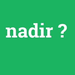 nadir