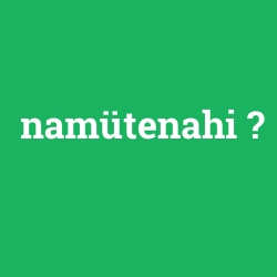 namütenahi