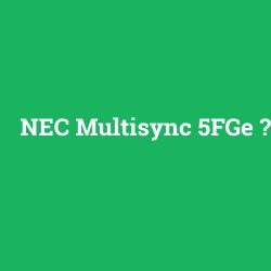 NEC Multisync 5FGe