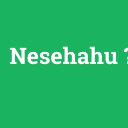 Nesehahu