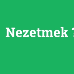 Nezetmek