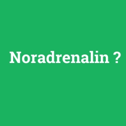Noradrenalin foto galeri