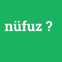 nüfuz