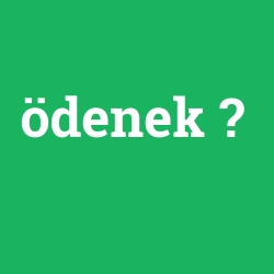 ödenek