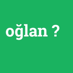 oğlan
