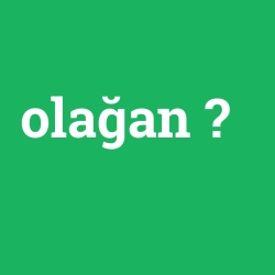 olağan