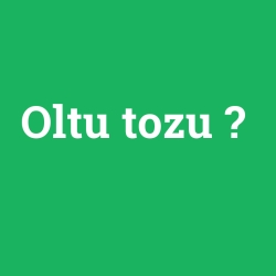 Oltu tozu