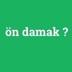 ön damak