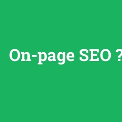 On-page SEO