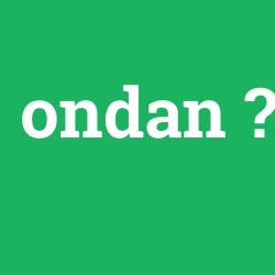 ondan