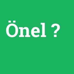 Önel