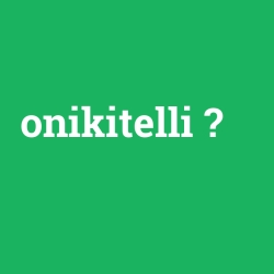 onikitelli