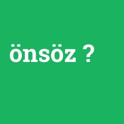 önsöz