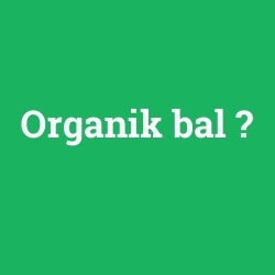 Organik bal