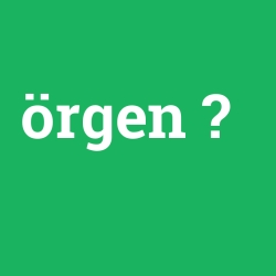örgen