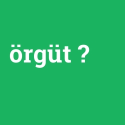 örgüt foto galeri
