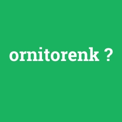 ornitorenk