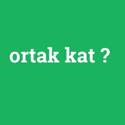 ortak kat