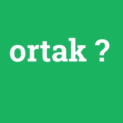 ortak