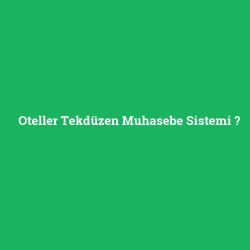 Oteller Tekdüzen Muhasebe Sistemi foto galeri