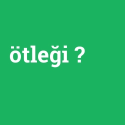 ötleği