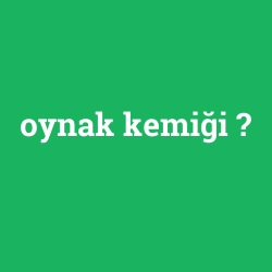 oynak kemiği
