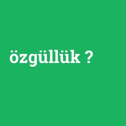 özgüllük