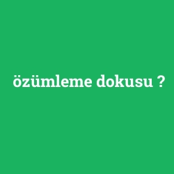 özümleme dokusu