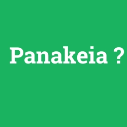 Panakeia