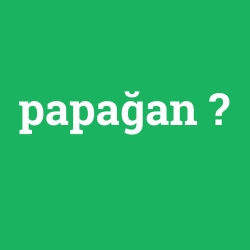 papağan