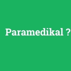 Paramedikal