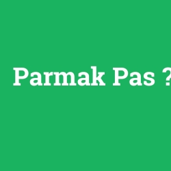 Parmak Pas foto galeri