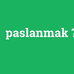 paslanmak