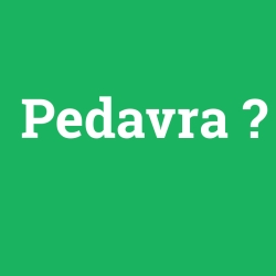 Pedavra