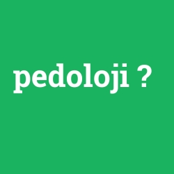 pedoloji