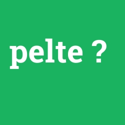 pelte