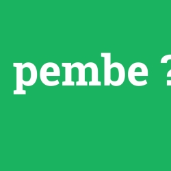 pembe