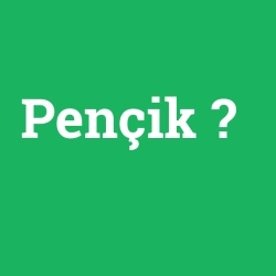 Pençik
