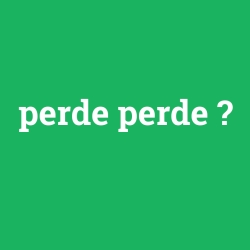 perde perde