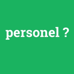 personel