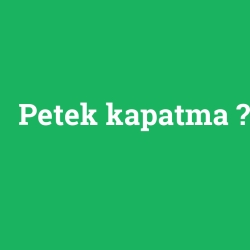 Petek kapatma foto galeri
