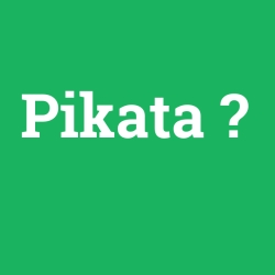 Pikata