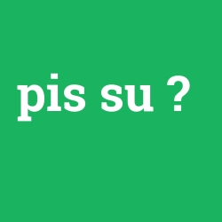 pis su