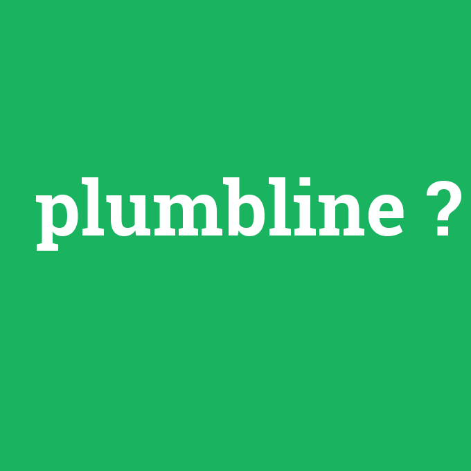 plumbline, plumbline nedir ,plumbline ne demek