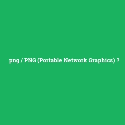 png / PNG (Portable Network Graphics)
