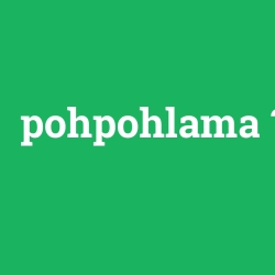 pohpohlama