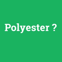 Polyester foto galeri