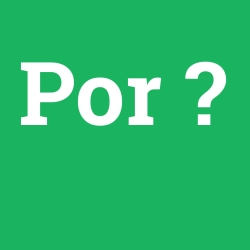 Por